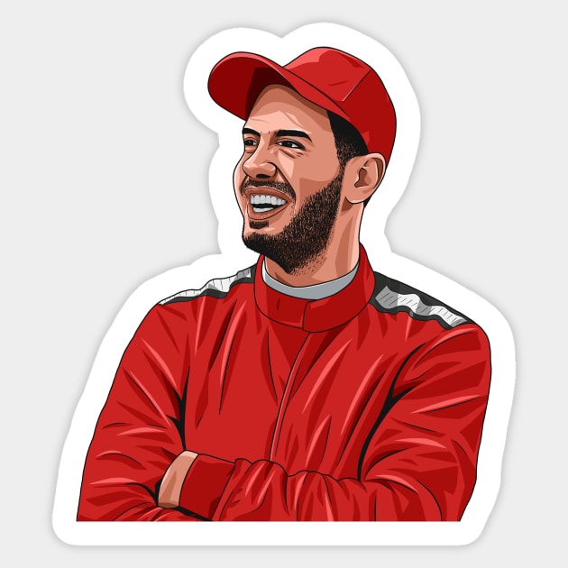 Sebastian Vettel Sticker by Ades_194